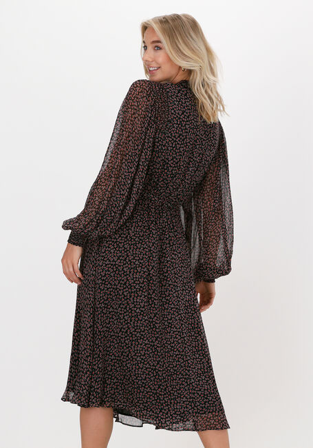 Zwarte IDANO Midi jurk SUZI - large