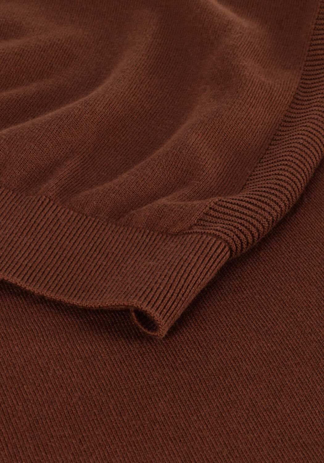 Bruine VANGUARD Trui CREWNECK COTTON MODAL - large