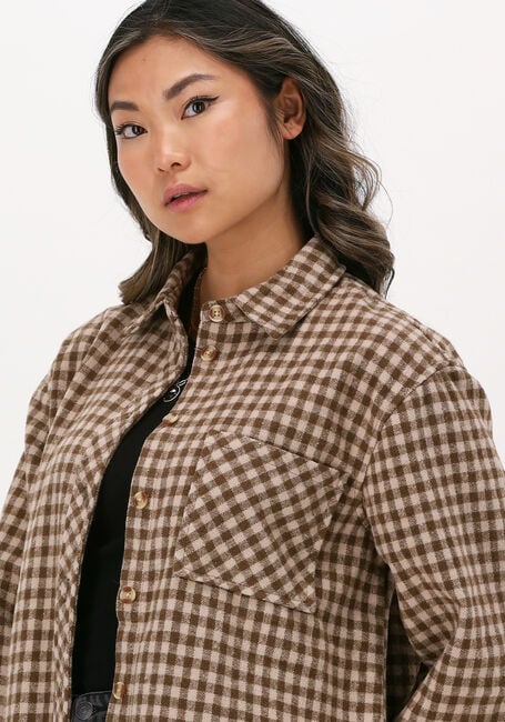 Bruine OBJECT Blouses YOLA SHIRT - large