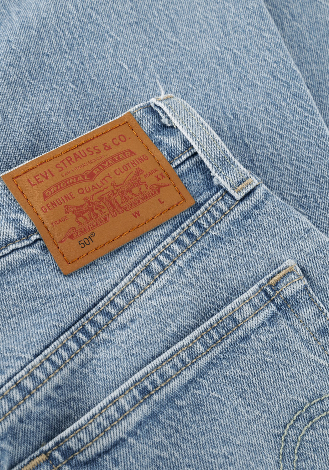 Blauwe LEVI'S Jeans 501 JEANS FOR WOMEN - large