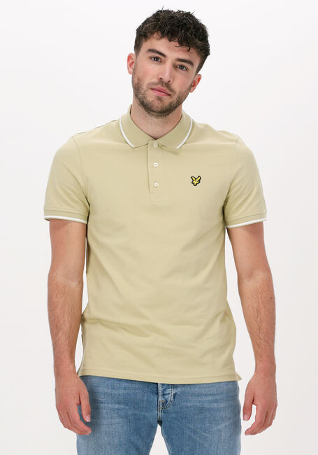 Olijf LYLE & SCOTT Polo TIPPED POLO SHIRT - large