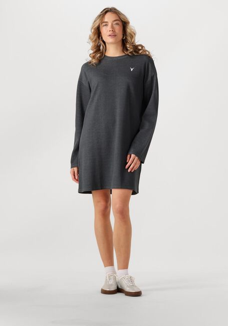 Donkergrijze ALIX THE LABEL Mini jurk LADIES KNITTED SWEATER DRESS - large