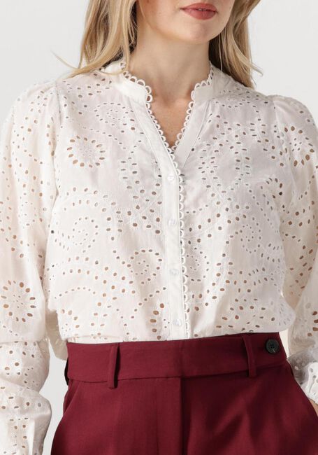 Witte CO'COUTURE Blouses GISELLECC ANGLAISE V-SHIRT - large