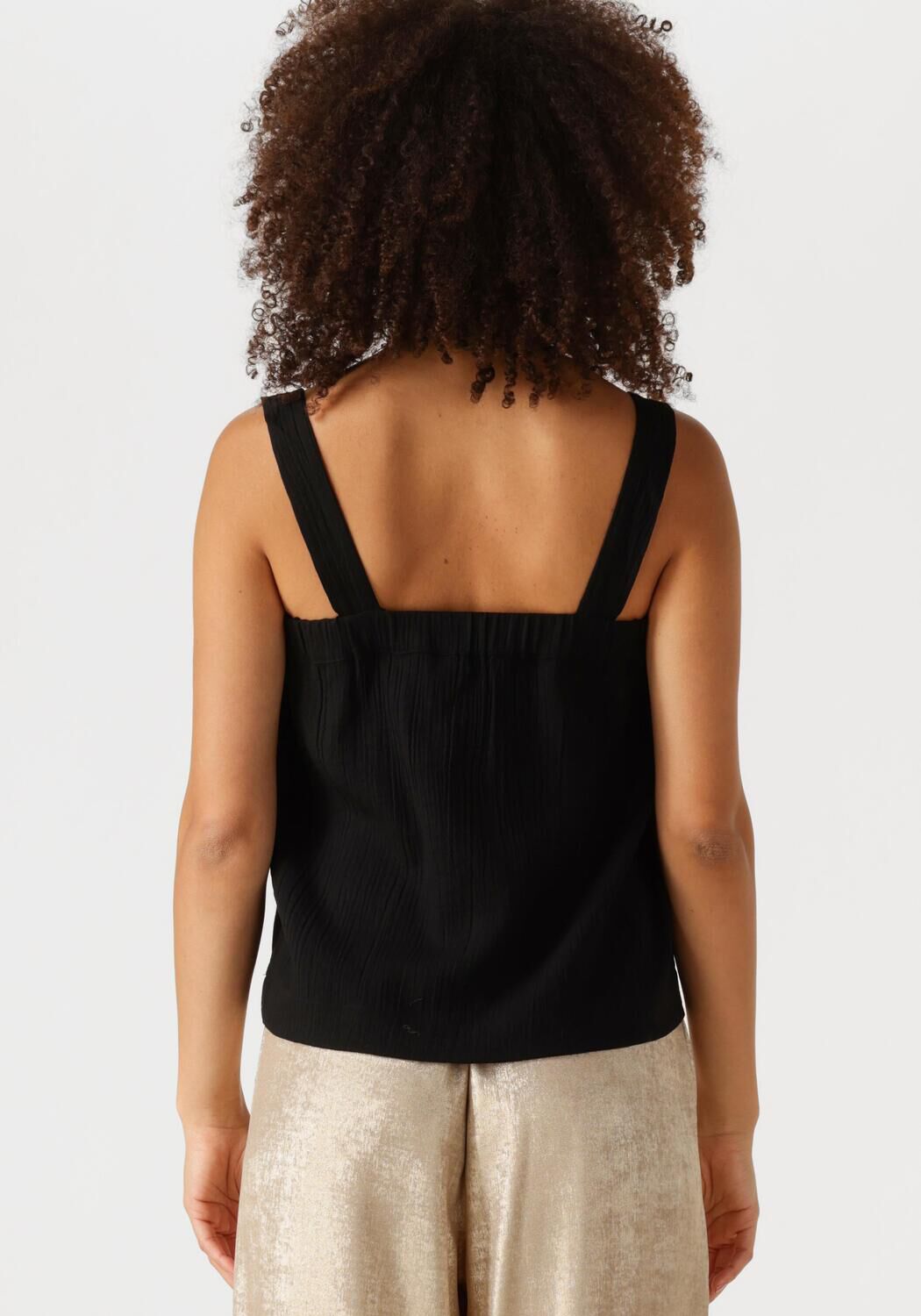 KNIT-TED Dames Tops & T-shirts Bodil Zwart