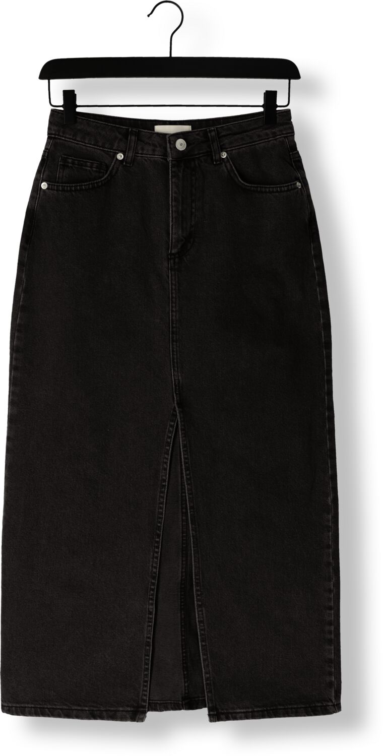 NOTRE-V Dames Rokken Denim Maxi Skirt Grijs