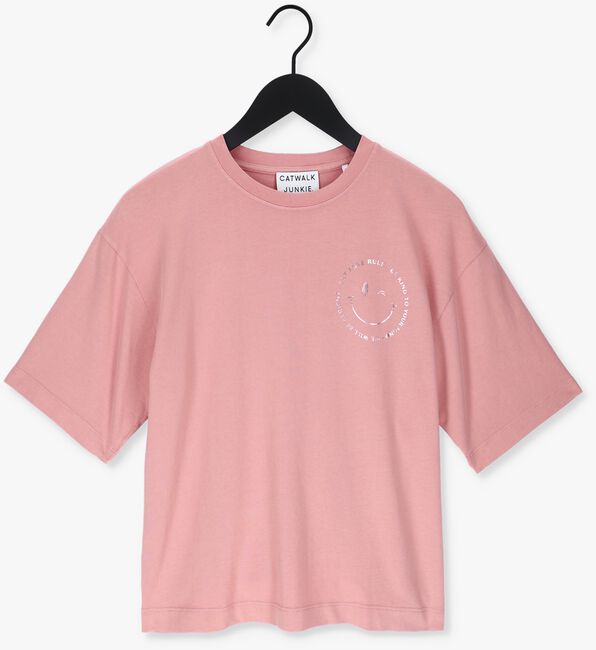 Roze CATWALK JUNKIE T-shirt TS POSITIVE ENERGIE - large