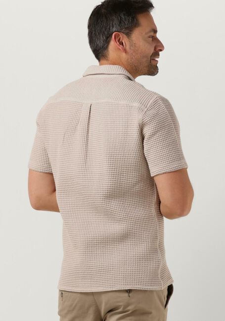 Beige ANERKJENDT Casual overhemd AKLEON S/S WAFFLE - large