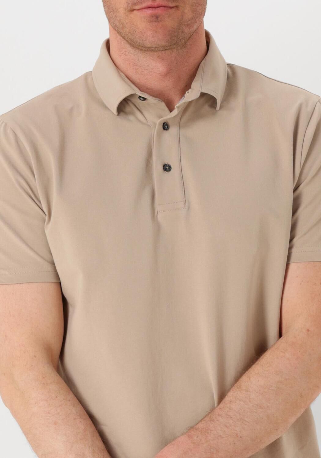 GENTILUOMO Heren Polo's & T-shirts Polo 3 Button J2017-202 Beige