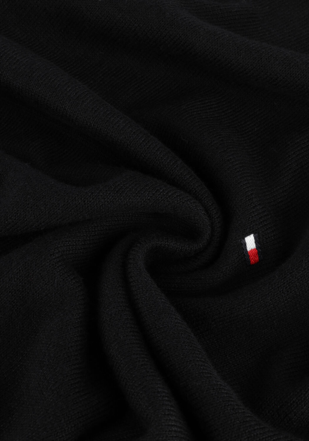 Zwarte TOMMY HILFIGER Coltrui PIMA ORG CTN CASHMERE ROLL NECK - large