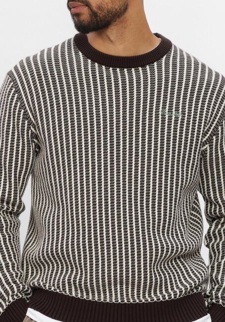 Bruine PURE PATH Trui LADDERSTITCH - large