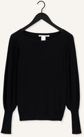 Zwarte SUMMUM Sweater PUFFY SLEEVE SWEATER BASIC KNIT Zwarte SUMMUM Sweater PUFFY SLEEVE SWEATER BASIC KNIT - medium