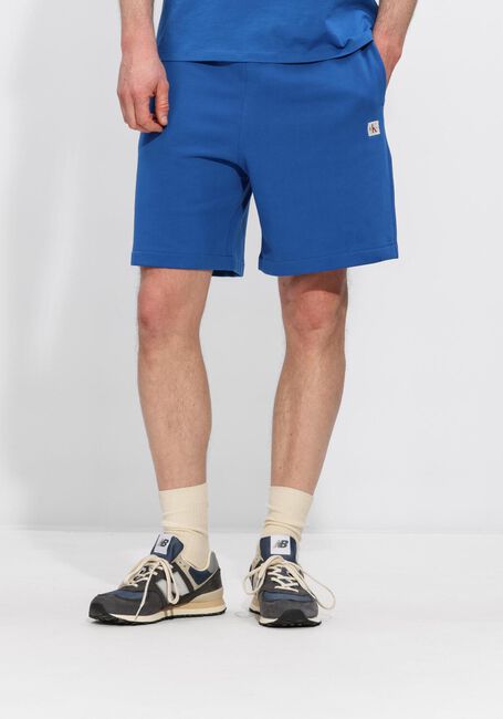 Blauwe CALVIN KLEIN Korte broek EU 350TERRY BADGE SHORT - large