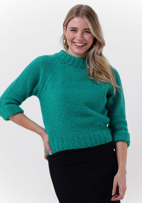 Groene PENN & INK Trui PULLOVER 3/4 - large