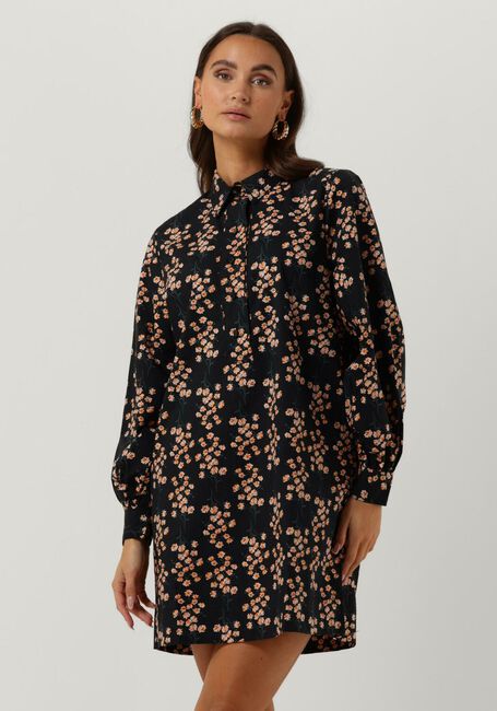 Zwarte SECOND FEMALE Mini jurk CLAUDE TUNIC DRESS - large