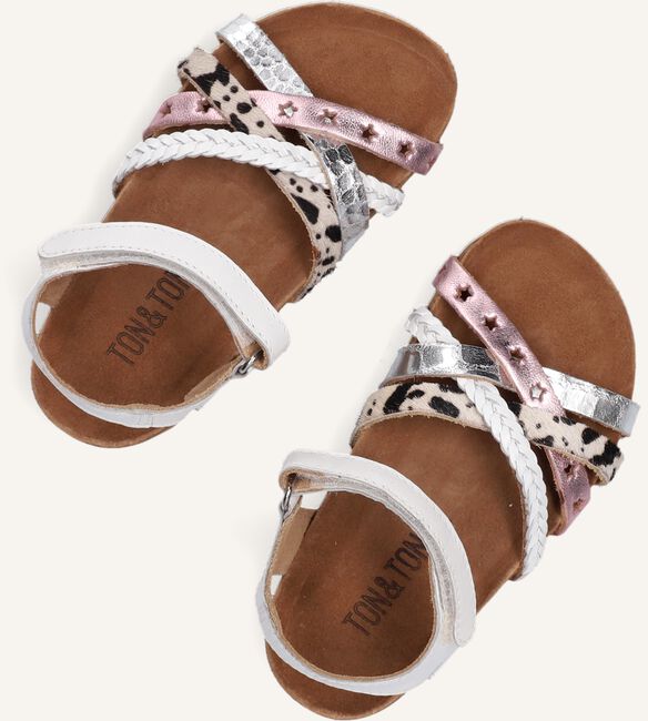 Witte TON & TON Platte sandalen PL_OMO08 Witte TON & TON Platte sandalen PL_OMO08 - large