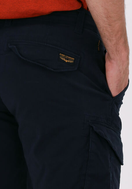 Donkerblauwe PME LEGEND Korte broek NORDROP CARGO SHORTS STRETCH TWILL - large
