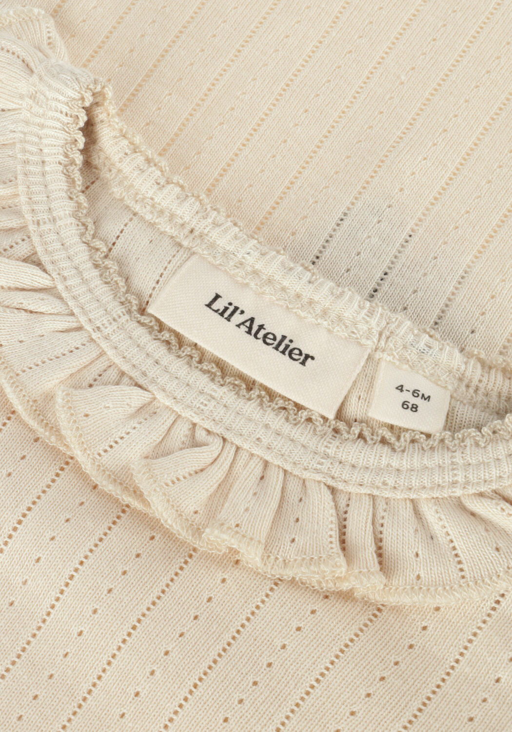 LIL' ATELIER Baby Rompers Nbfrachel Nis Ls Slim Body Lil Noos Beige