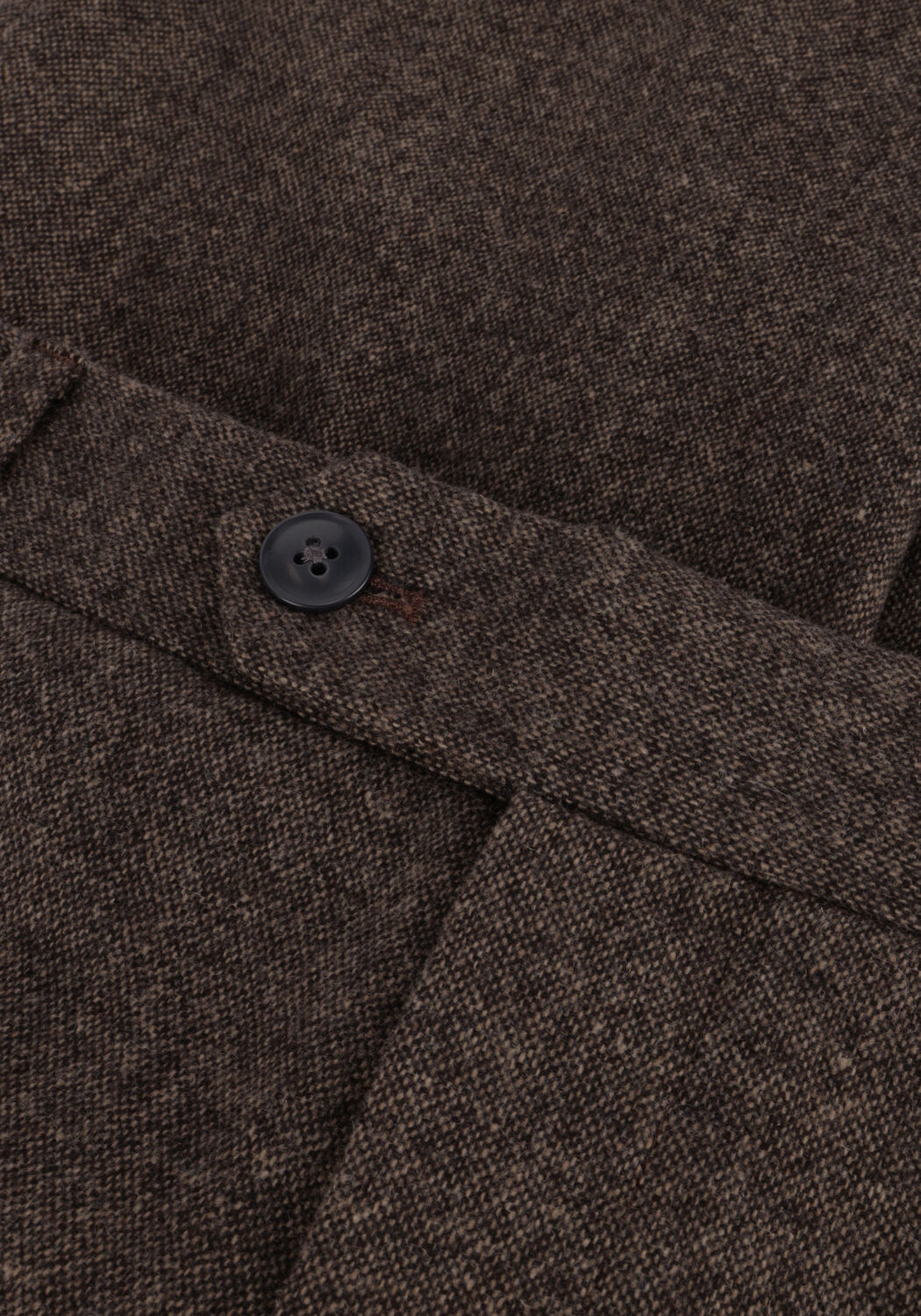 Bruine SELECTED MEN Pantalon SLHSLIM-REED WOOL TRS - large