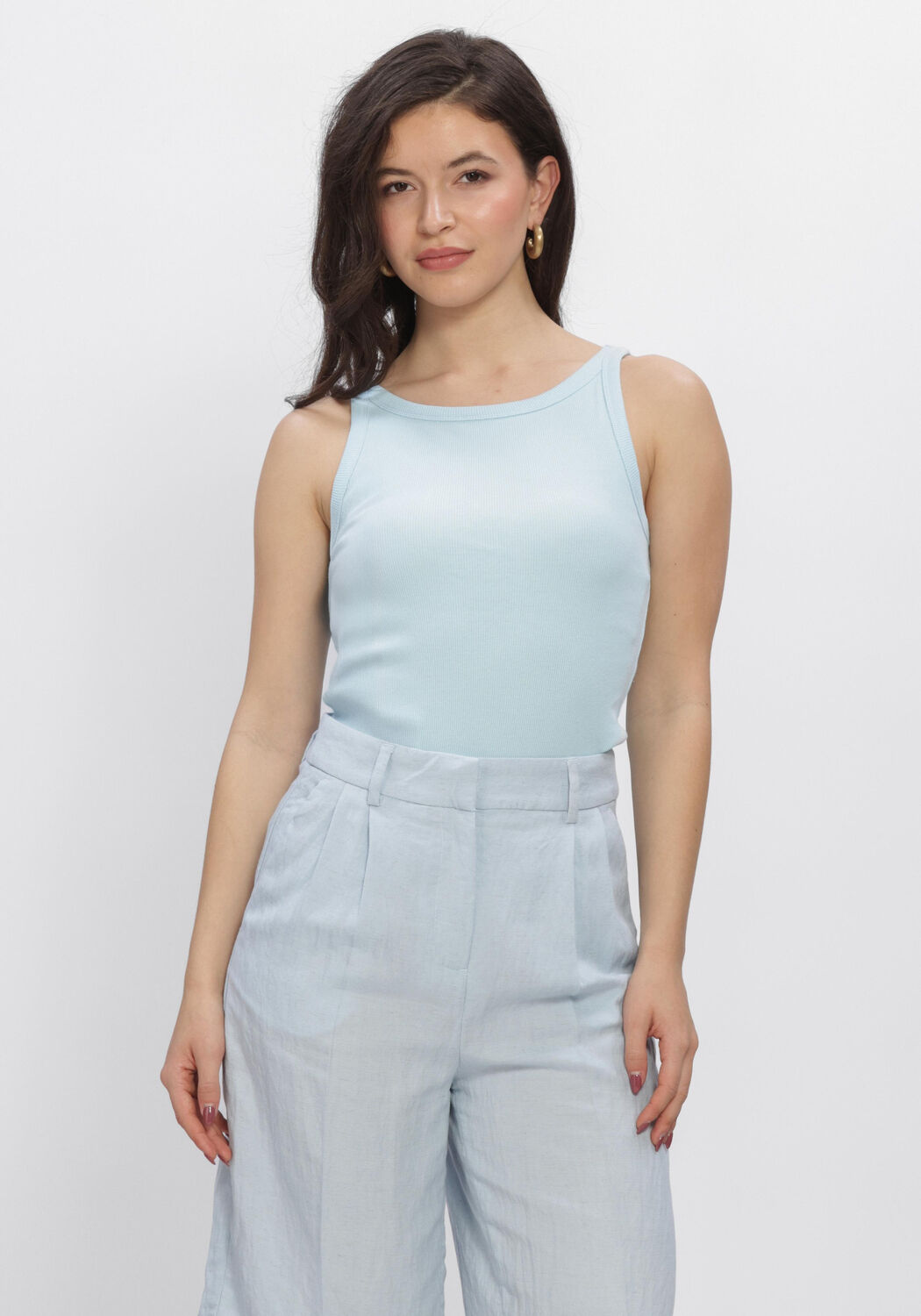 Blauwe MSCH COPENHAGEN Top MSCHGUBBE RASMIA SL TOP - large