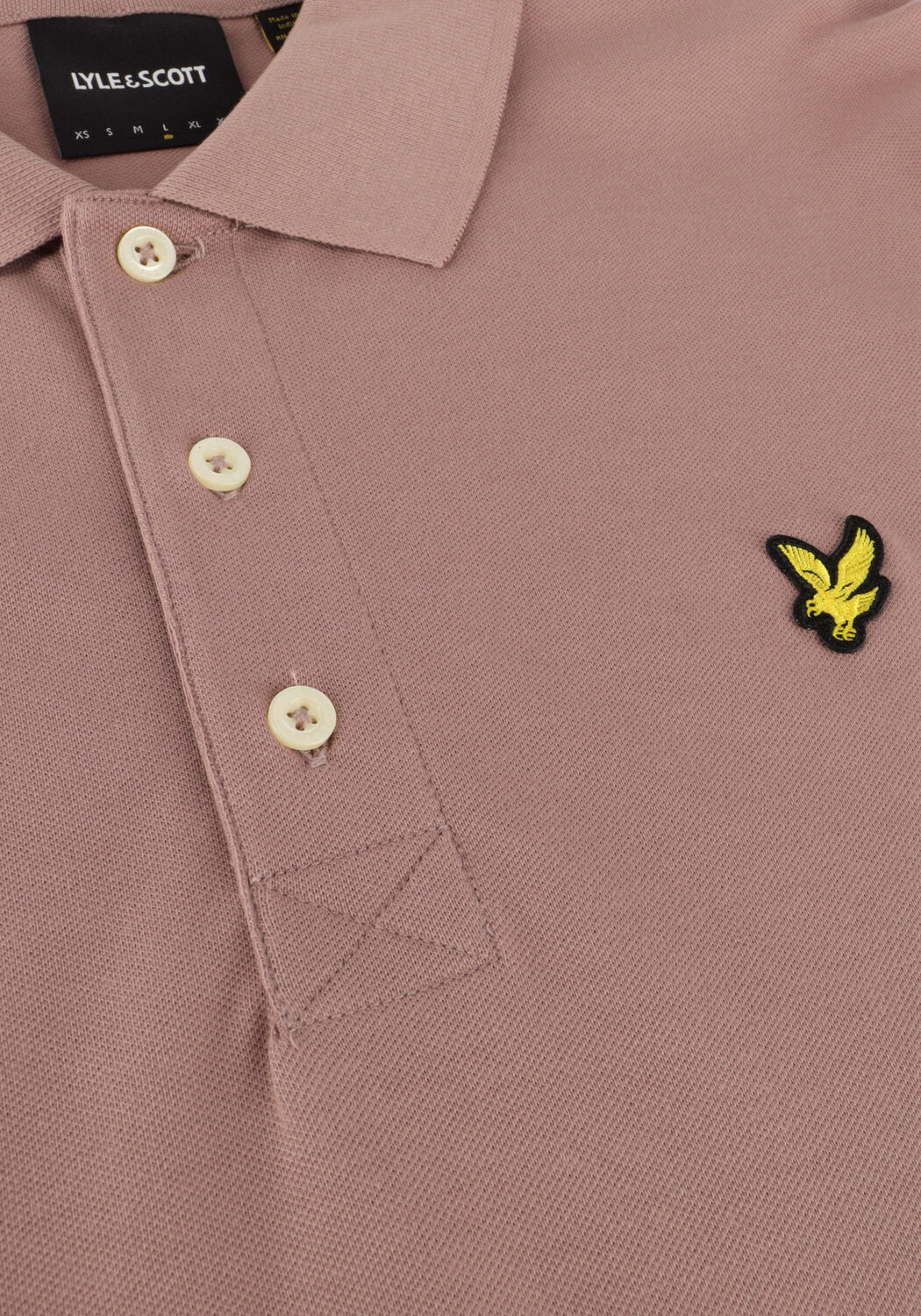 Roze LYLE & SCOTT Polo PLAIN POLO SHIRT - large