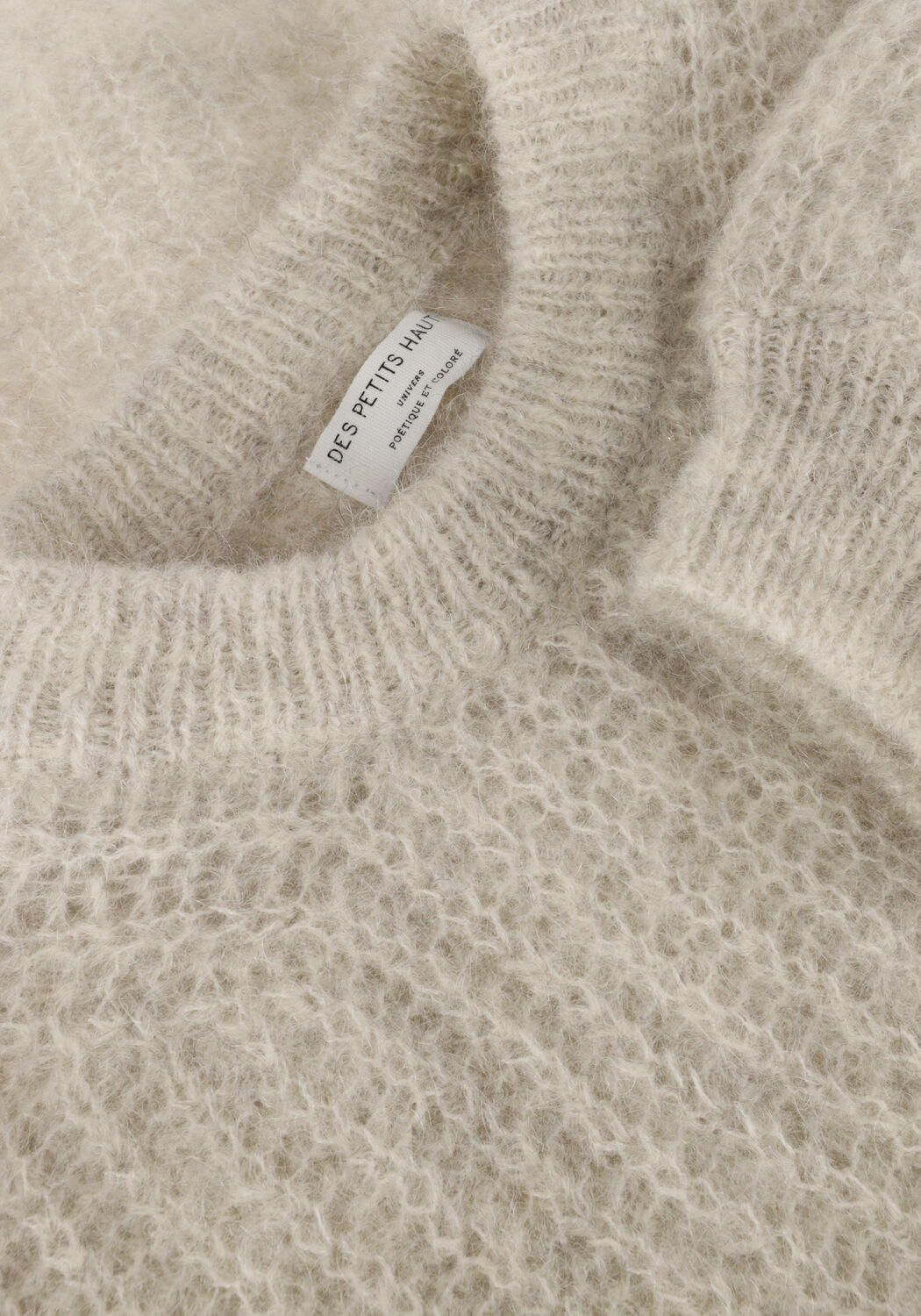 Grijze DES PETITS HAUTS Trui BURMA - large