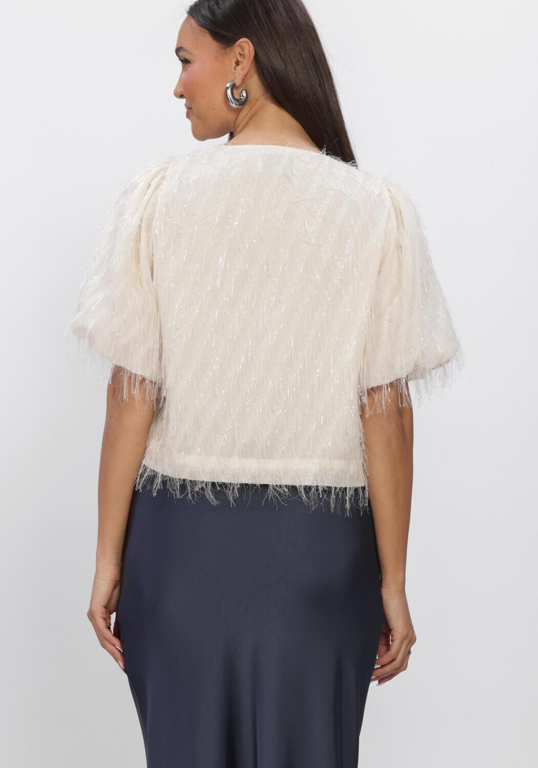 Creme NEO NOIR Blouses AISA FRILLY BLOUSE - large