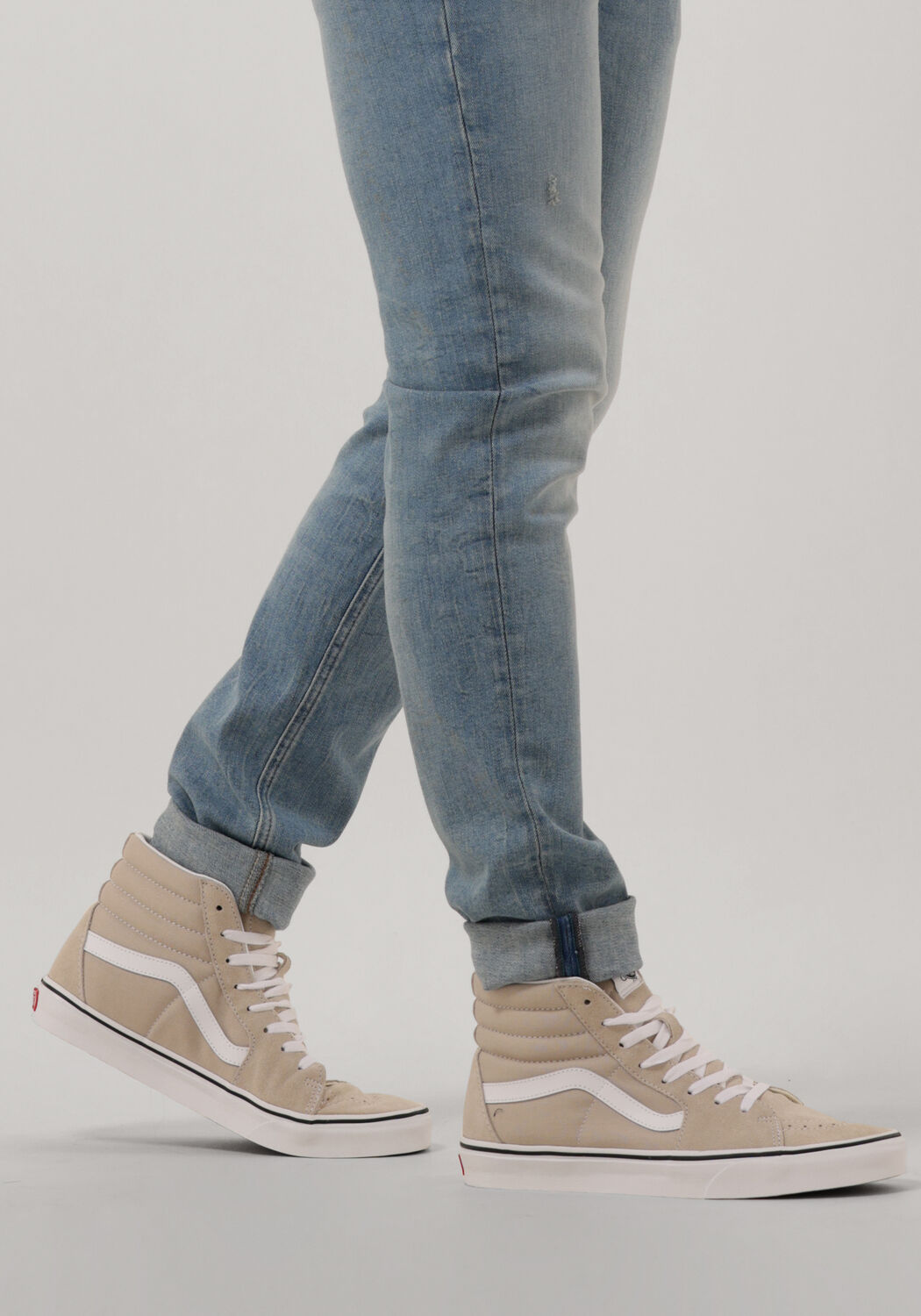Vans hoog grijs online