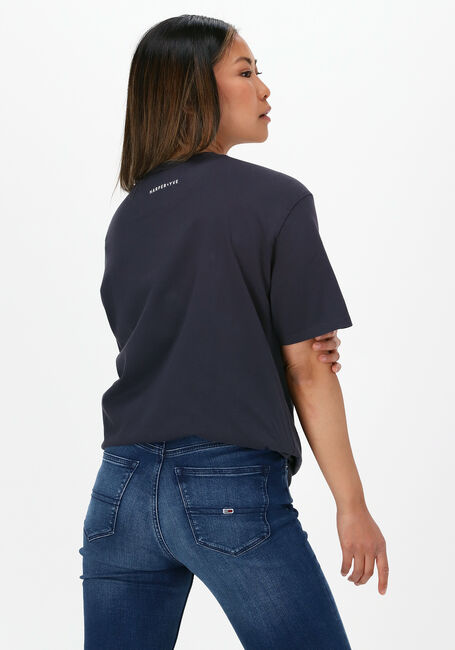 Donkerblauwe HARPER & YVE T-shirt HARPER-SS - large