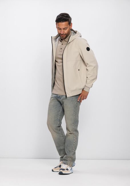 Beige AIRFORCE Jack SOFTSHELL JACKET CHESTPOCKET - large