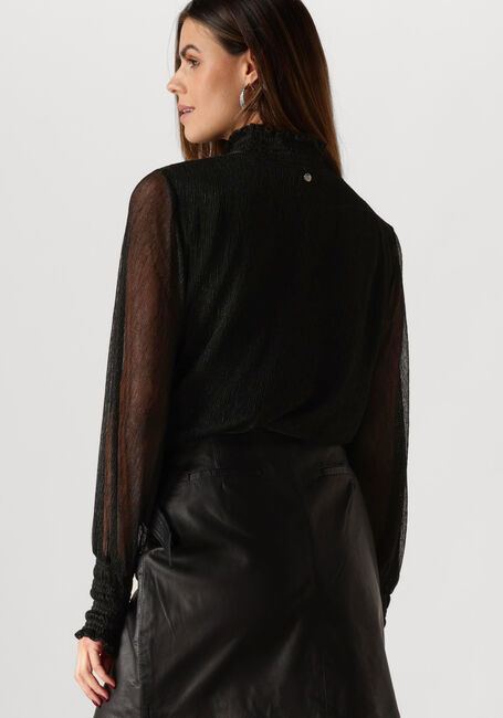 Zwarte MOS MOSH Blouses XIMENA GLAM LS BLOUSE - large