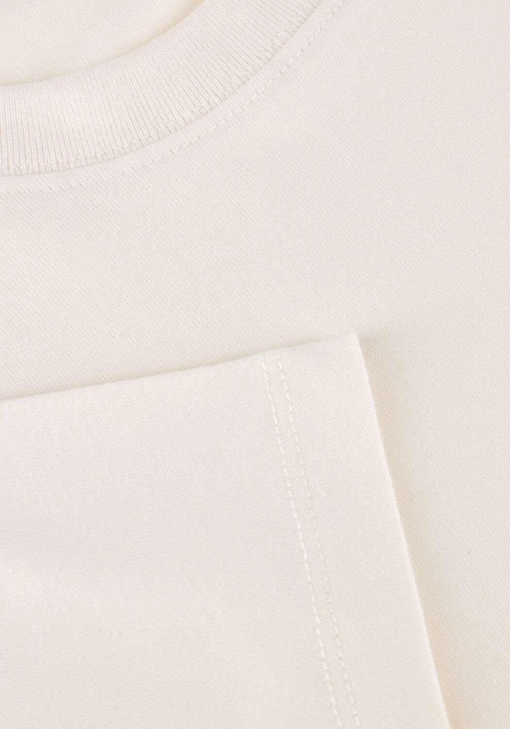 Ecru WITHBLACK T-shirt WBLWILMA SS TEE - large