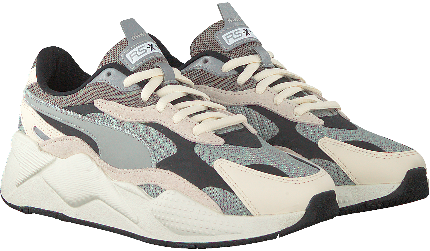 Grijze PUMA Lage sneakers RS-X3 PUZZLE HEREN | Omoda Grijze PUMA Lage sneakers RS-X3 PUZZLE HEREN | Omoda