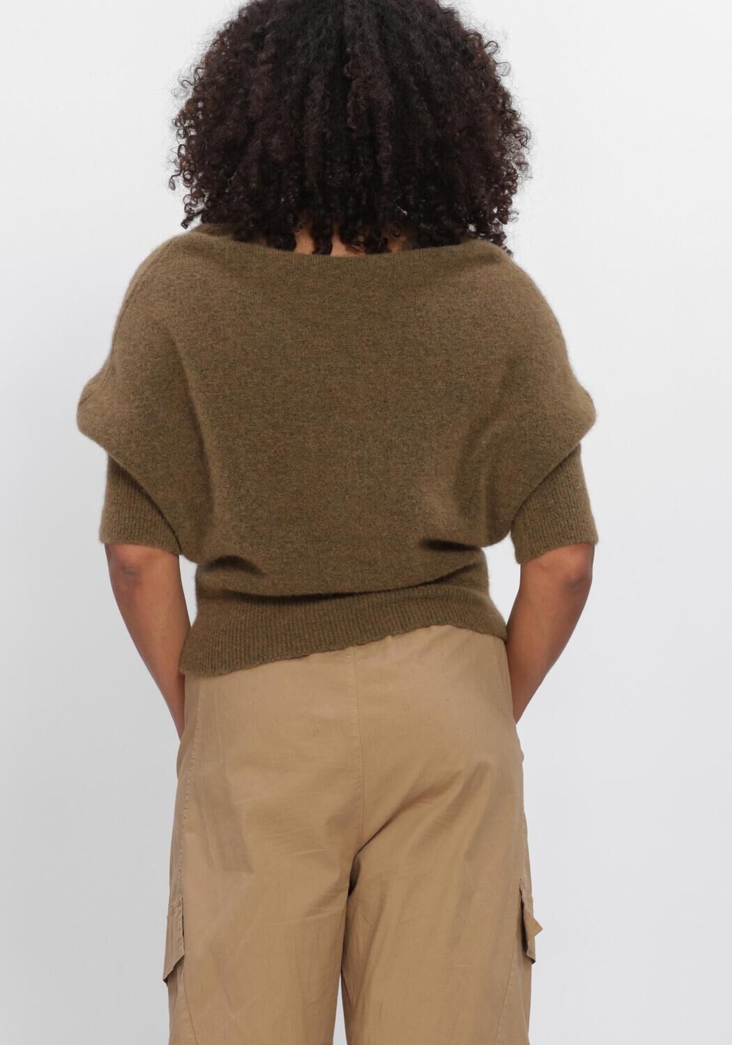 Khaki BY-BAR Trui KYOTO PULLOVER - large