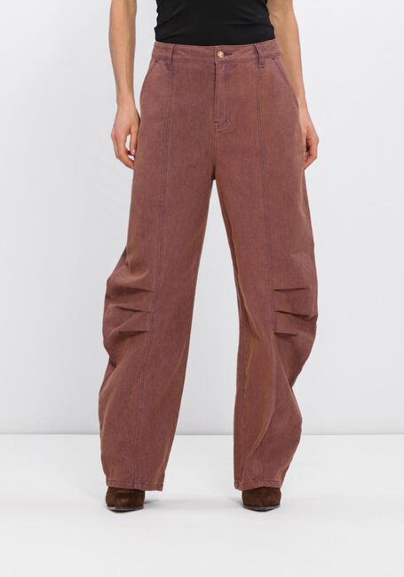 Paarse STUDIO AMAYA Wijde broek RIFT PANTS - large