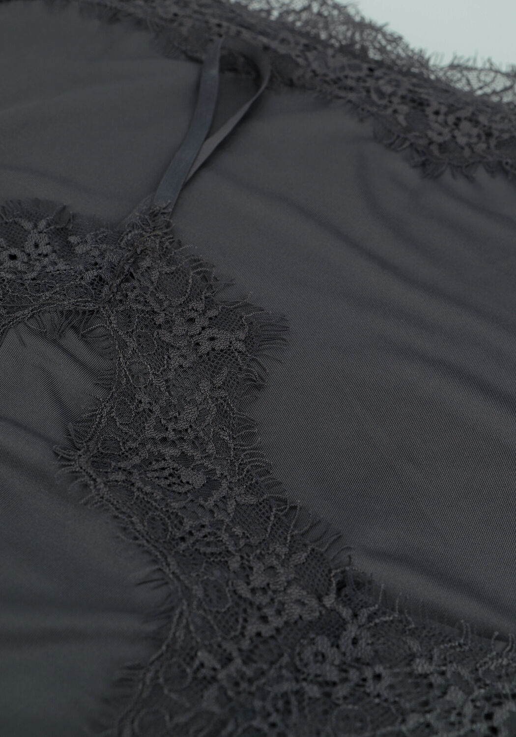 Grijze CC HEART Top LACE TOP - large