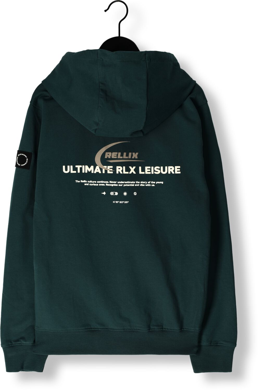 RELLIX Jongens Truien & Vesten Hoodie Chestprint Groen