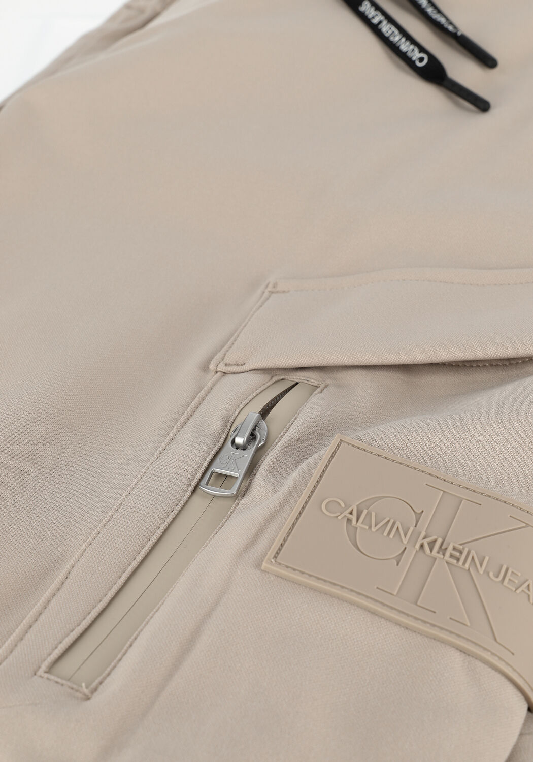 Beige CALVIN KLEIN Cargobroeken TECHNICAL CARGO PANT - large