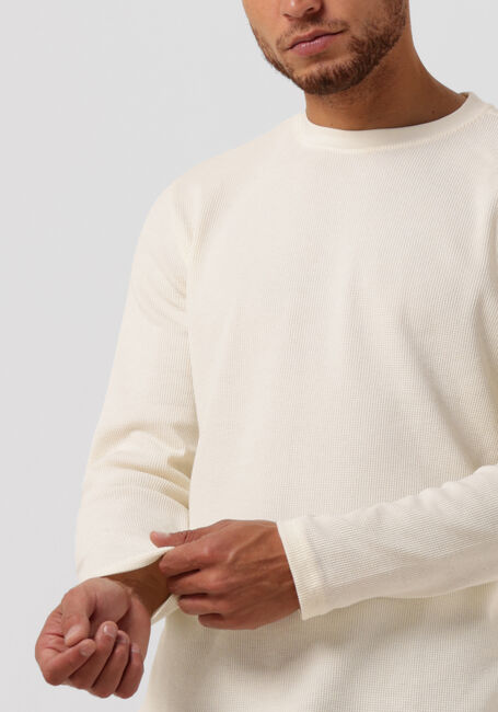Gebroken wit ANERKJENDT Trui AKSILO LS WAFFLE TEE - large