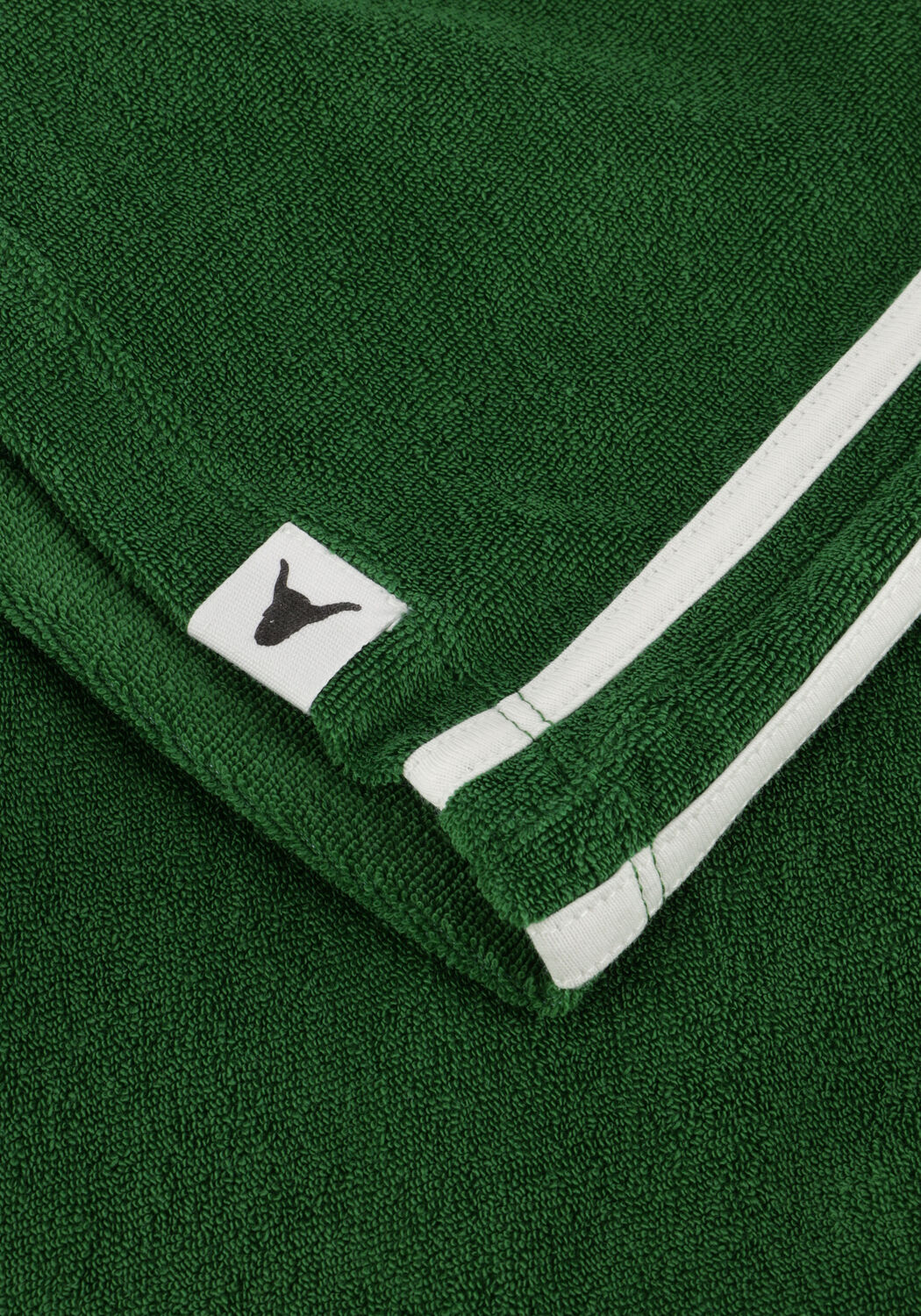 Donkergroene ALIX MINI Korte broek TERRY SHORTS - large