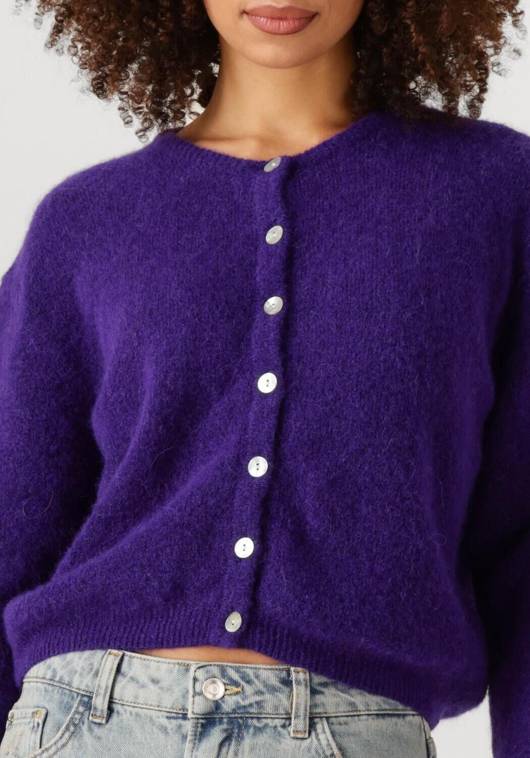 AMERICAN VINTAGE Dames Truien & Vesten Vitow Cardigan Paars