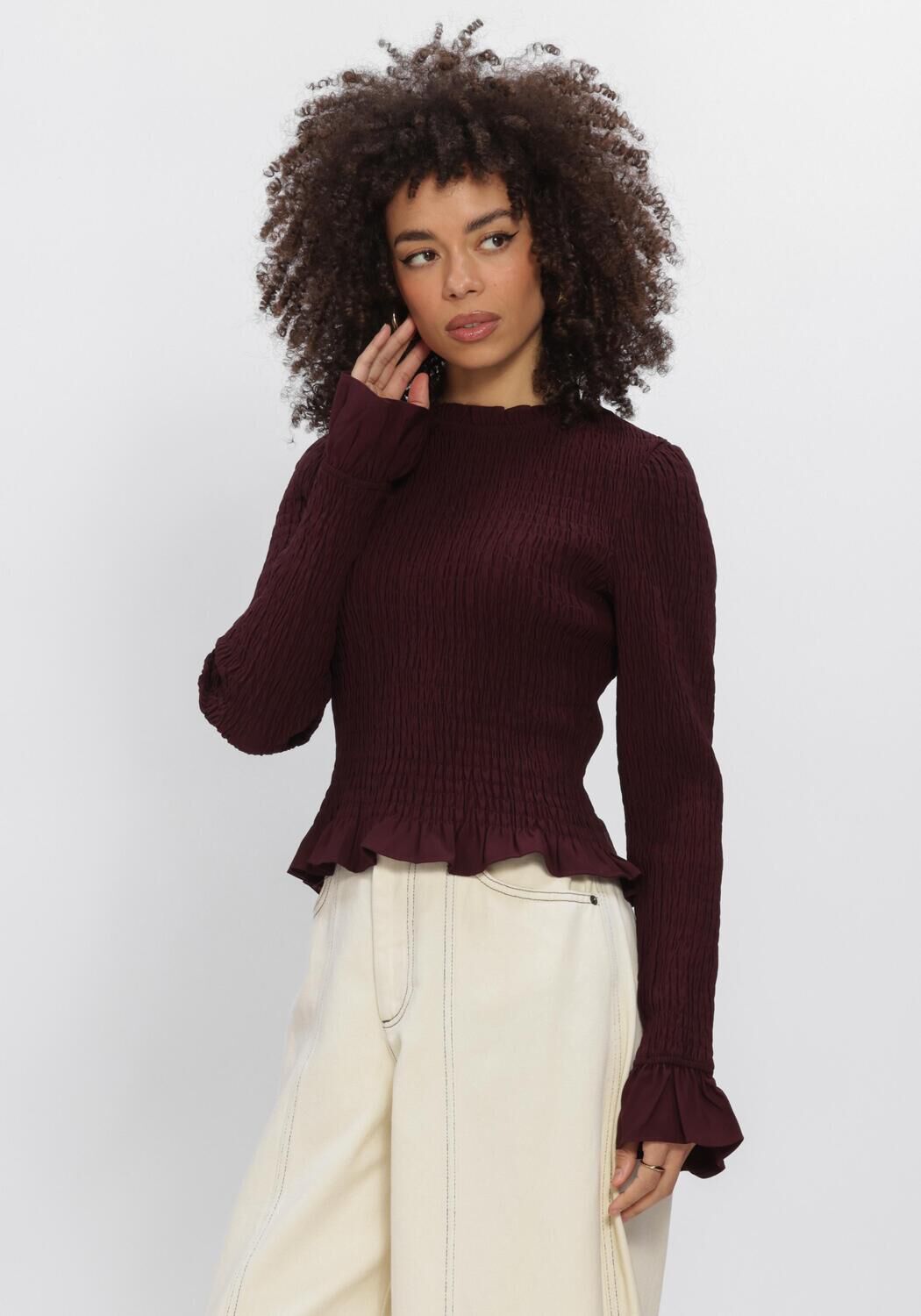 Bordeaux HARPER & YVE Blouses VEERLE-LS - large