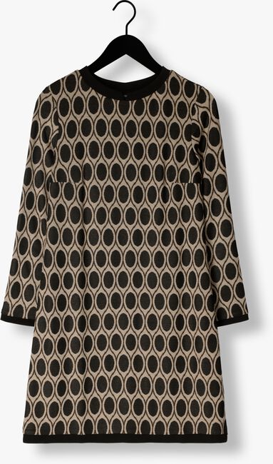 Bruine ANA ALCAZAR Mini jurk A-SHAPED DRESS - large