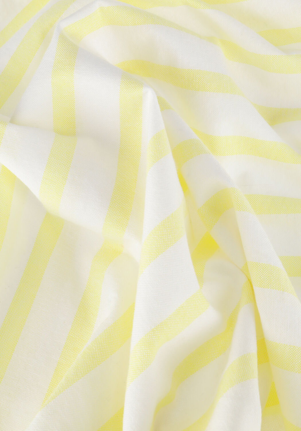 Gele TOMMY HILFIGER Casual overhemd BOLD OXFORD STRIPE RF SHIRT - large