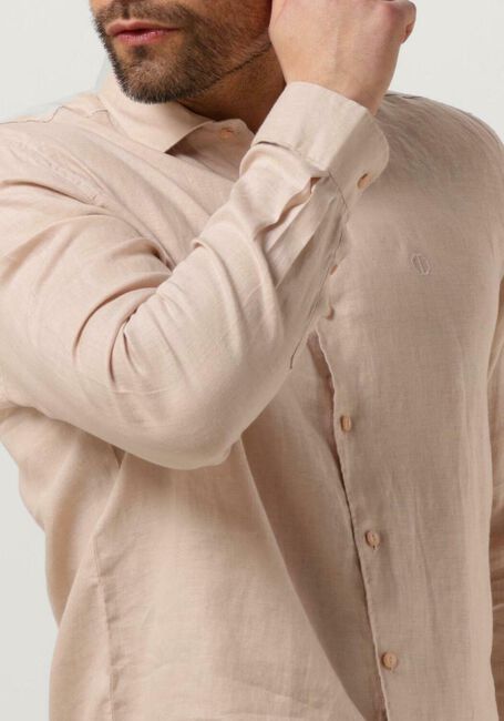 Lichtroze DSTREZZED Casual overhemd JAGGER SHIRT LINEN - large