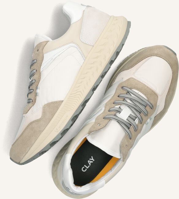 Witte CLAY Lage sneakers 13655 Witte CLAY Lage sneakers 13655 - large