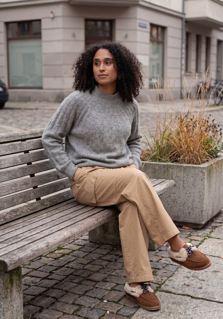 Lichtgrijze BY-BAR Trui ZOE PULLOVER - large