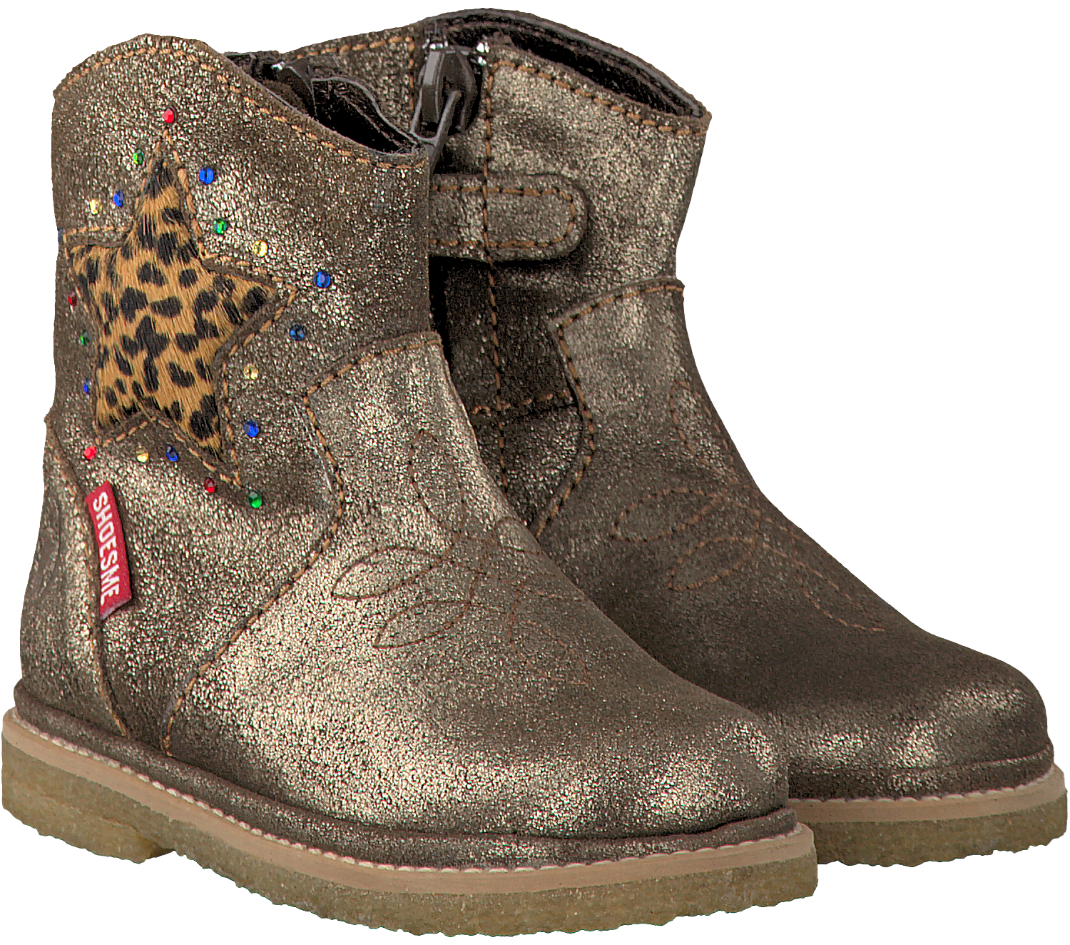 Bronzen SHOESME Lange laarzen BC5W016C | Omoda Bronzen SHOESME Lange laarzen BC5W016C | Omoda