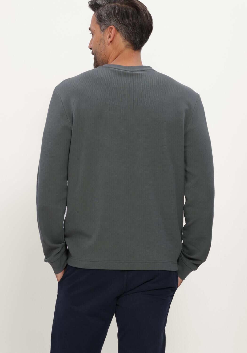 Antraciet BOSS ORANGE Trui WE TEMPEST - large