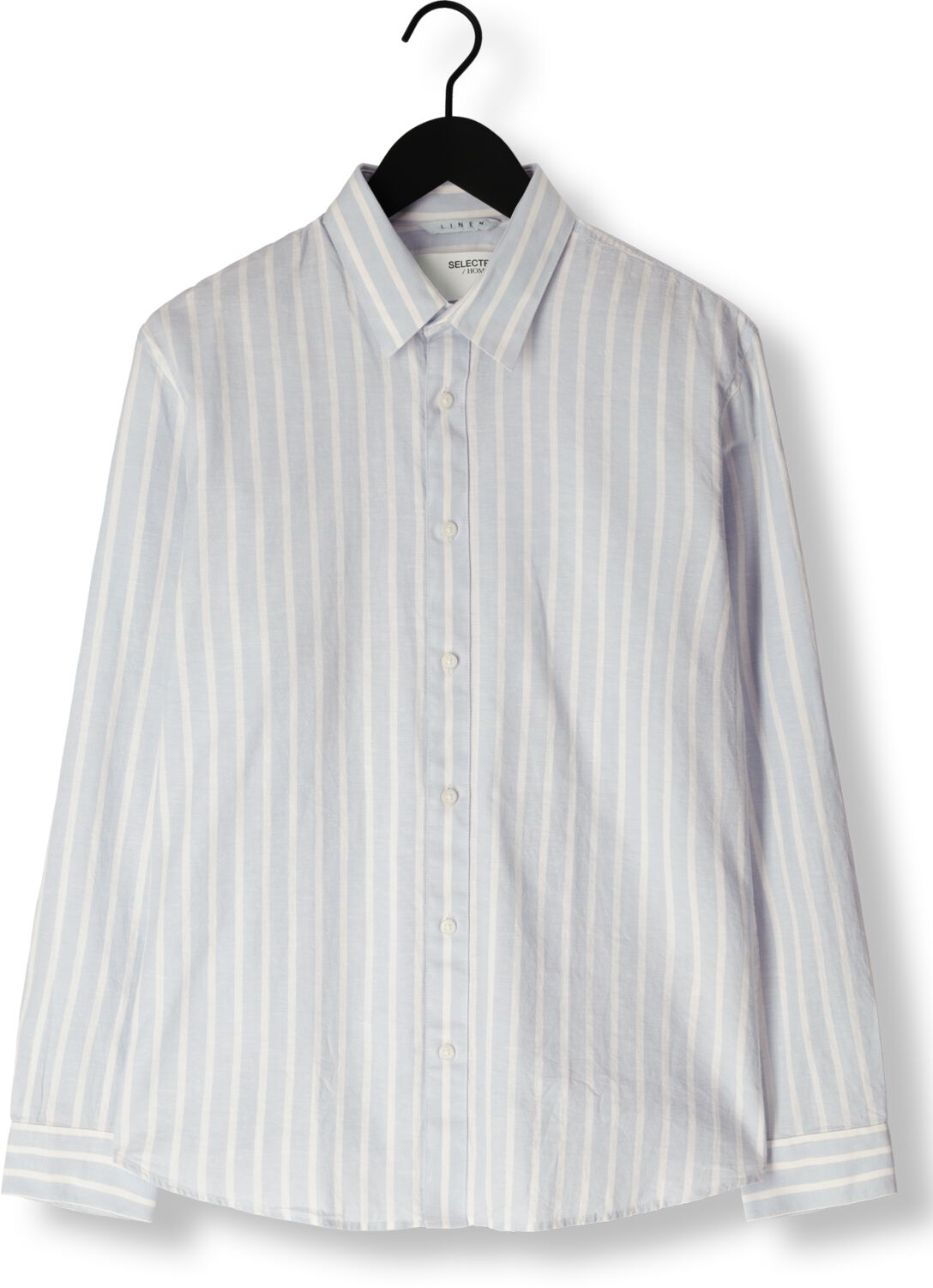 SELECTED HOMME Heren Overhemden Slhslim-sun Shirt Ls Noos Lichtblauw