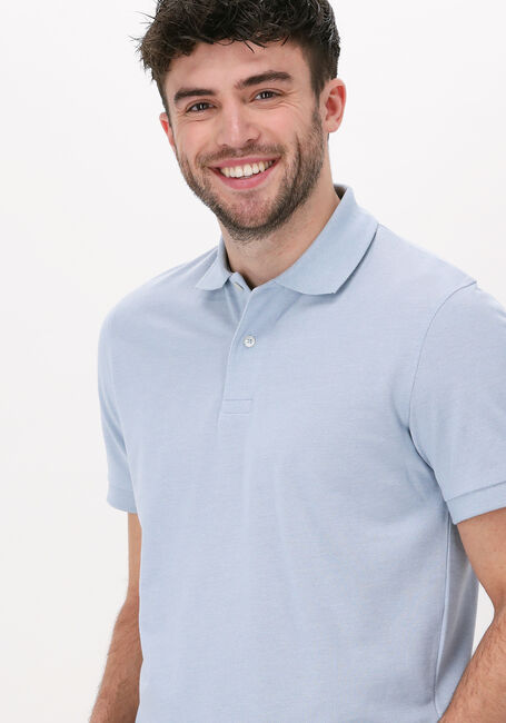 Lichtblauwe SELECTED HOMME Polo SLHNEO SS POLO S - large